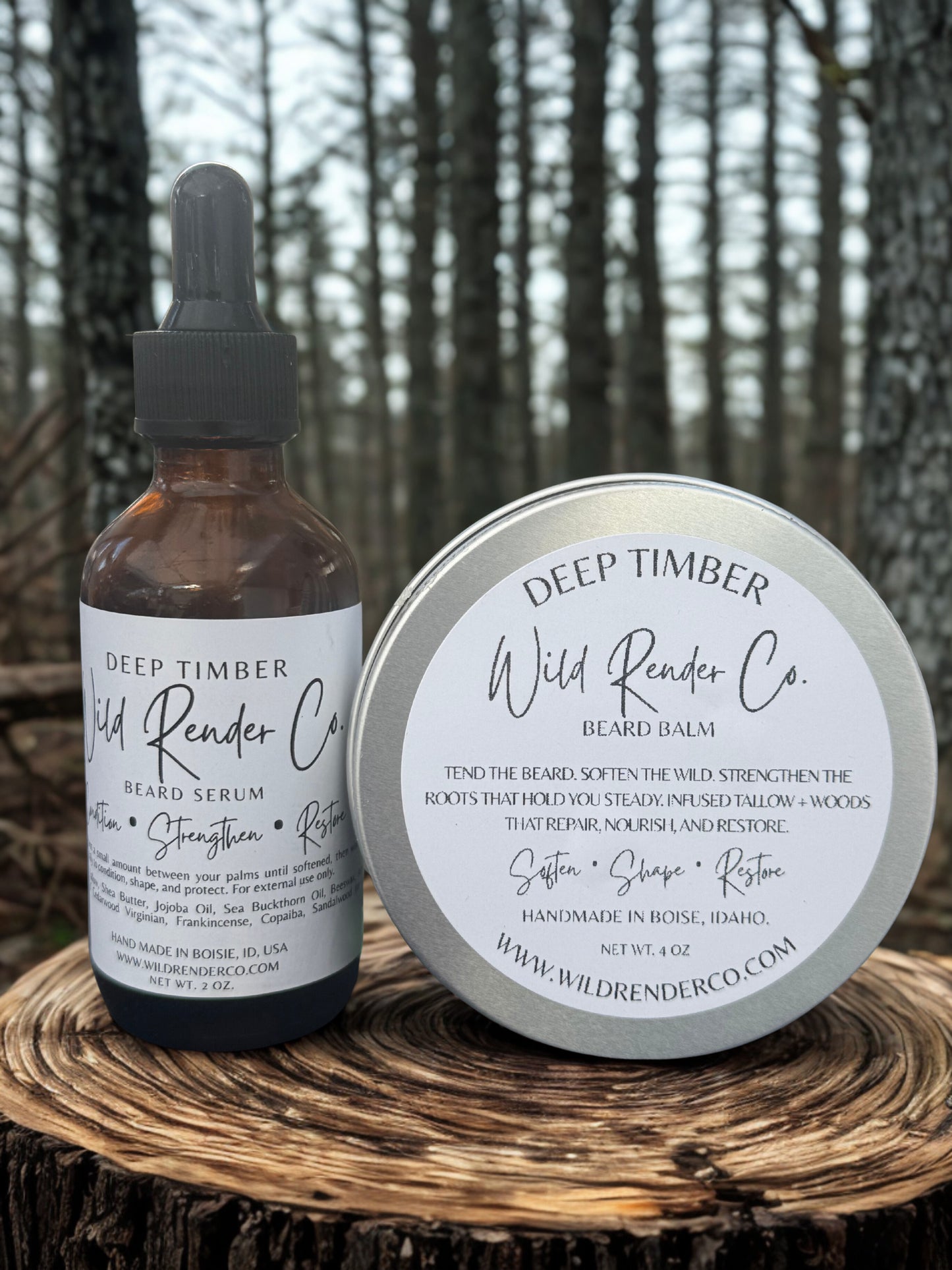 Deep Timber Beard Balm & Serum