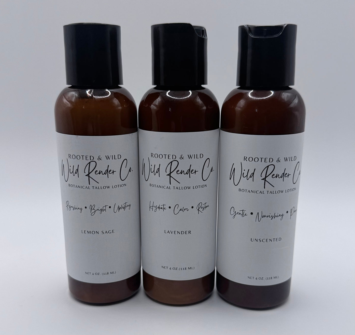 Rooted and Wild – Tallow Body Lotion